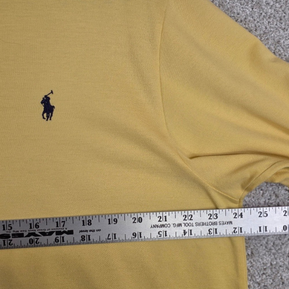 Polo Ralph Lauren Yellow Golf Polo Shirt Mens L - Picture 6 of 7